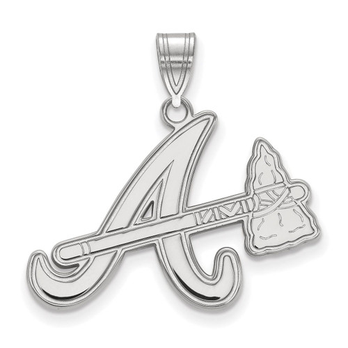 Atlanta Braves Large Pendant Sterling Silver SS023BRA