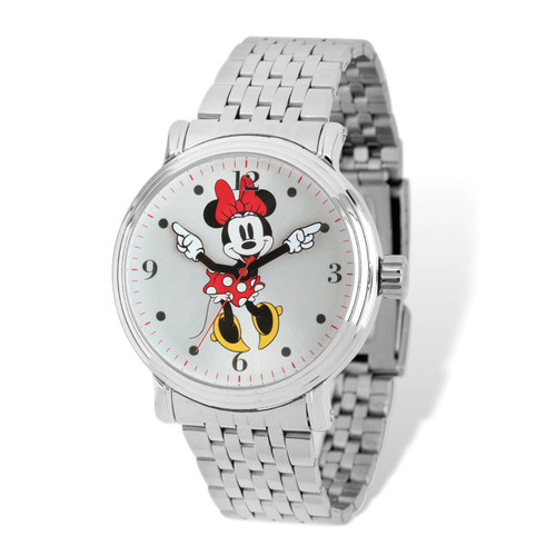 Disney Minnie Red Dress Watch Adult Size XWA5148