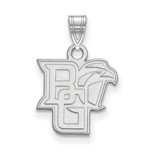 Bowling Green State University Small Pendant 10k White Gold 1W002BG