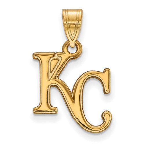Kansas City Royals Medium Pendant 10k Yellow Gold 1Y003ROY