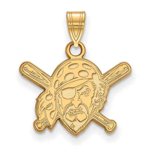 Pittsburgh Pirates Small Pendant 10k Yellow Gold 1Y021PIR