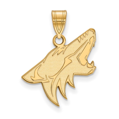 Phoenix Coyotes Large Pendant 14k Yellow Gold 4Y002COY