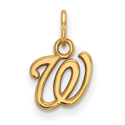 Washington Nationals x-Small Pendant 14k Yellow Gold 4Y009NAT
