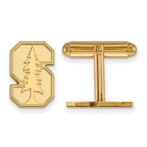 Stanford University Cufflinks 14k Yellow Gold 4Y010STU
