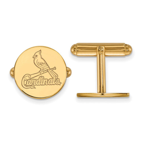 Saint Louis Cardinals Cufflinks Gold-plated Silver GP010CRD