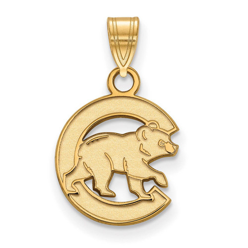 Chicago Cubs Small Pendant Gold-plated Silver GP019CUB