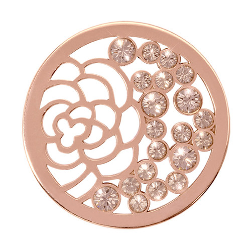 Nikki Lissoni China Garden Rose Gold-Plated 33mm Coin C1158RGM