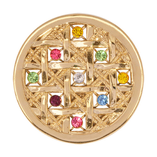 Nikki Lissoni Twisted Colors Gold-Plated 33mm Coin C1242GM