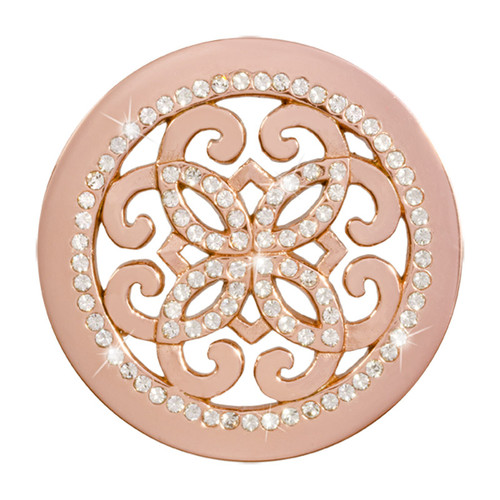 Nikki Lissoni Baroque Freedom Rose Gold-Plated 33mm Coin C1395RGM