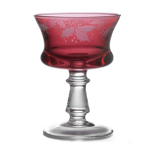 Arte Italica Natale Glass Compote NAG3200