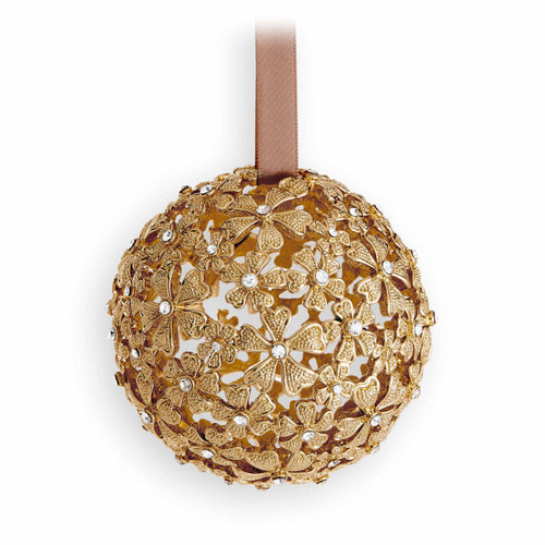 L'Objet Garland Gold Ornament White Crystal MPN: OR102