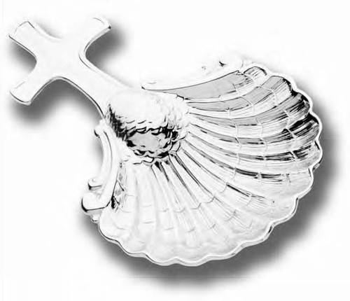 Cunill Dolphin Baptismal Shell - Sterling Silver