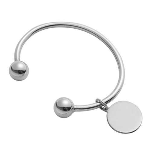 Cunill Key Ring with Pendant - Sterling Silver