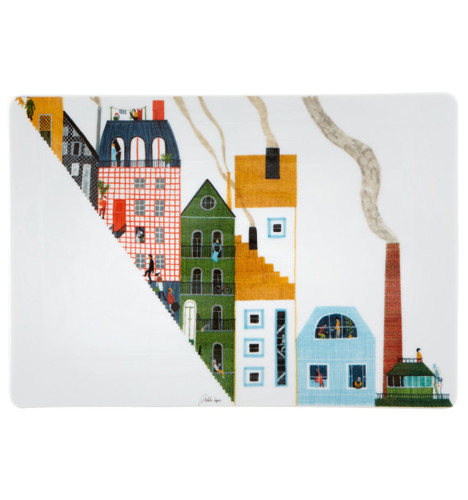 Vista Alegre 2I Rectangular Plate Violeta L¶½piz MPN: 21126617 EAN: N/A