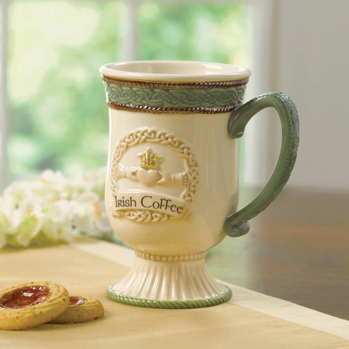 Ceramic Dishwasher and Microwave Safe Irish Coffee Mug GM13196
