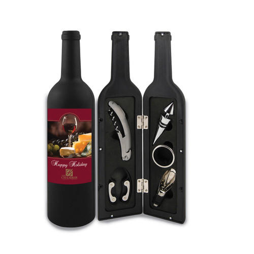 Five Piece Black Executive Wine Set GM13701