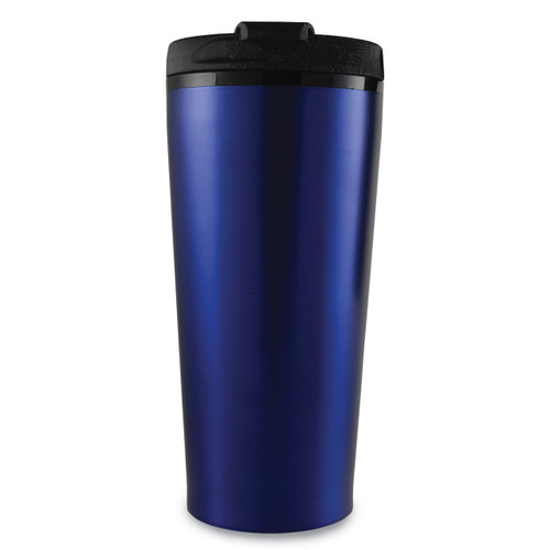 Blue Engravable 16 oz Travel Tumbler Stainless Steel GM13836