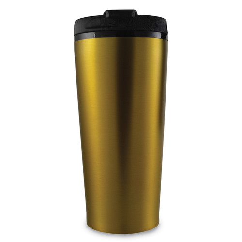 Gold Engravable 16 oz Travel Tumbler Stainless Steel GM13838