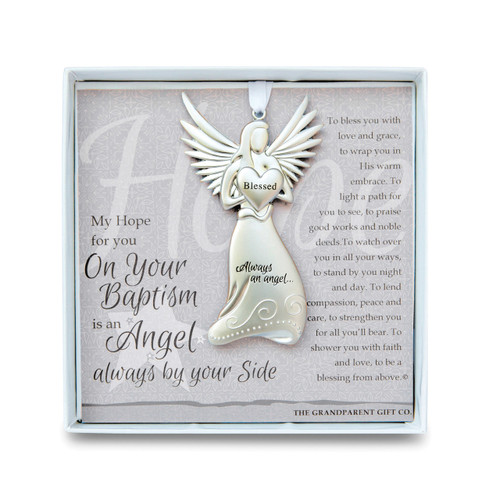 Baptism Angel Ornament with Sentiment GM14279