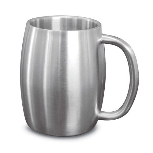 Brussels Stainless Steel Double Walled Mug GM14955