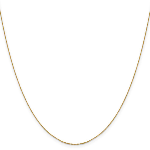 .85 mm Diamond-cut Cable Chain 16 Inch 14k Gold 1251-16