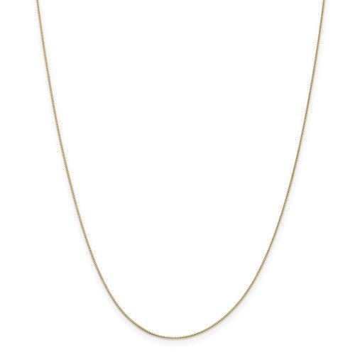.5mm Box Chain 20 Inch 18k Gold 18LP17-20