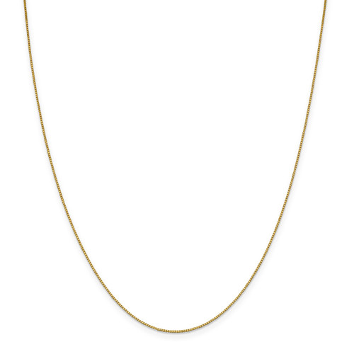 .7mm Box Chain 18 Inch 18k Gold 18LP18-18