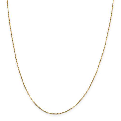 .80mm Box Chain 16 Inch 18k Gold 18LP19-16