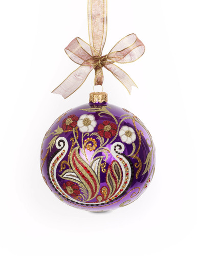Jay Strongwater Paisley Artisan 4 Inch Ornament Bouquet SDH2261-289