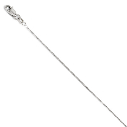 .8mm Baby Wheat Chain 16 Inch - 14k White Gold 1910-16