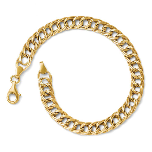 Facny Link Bracelet 7 Inch - 14k Gold 4059-7