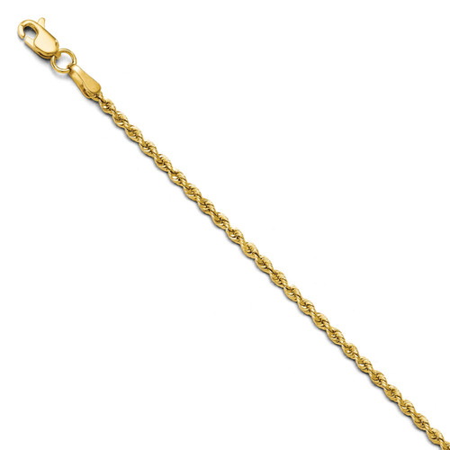 2.0mm Solid Rope Chain 30 Inch - 14k Gold 7053-30