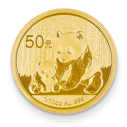 24k Gold 1/10oz Panda Coin 1/10P