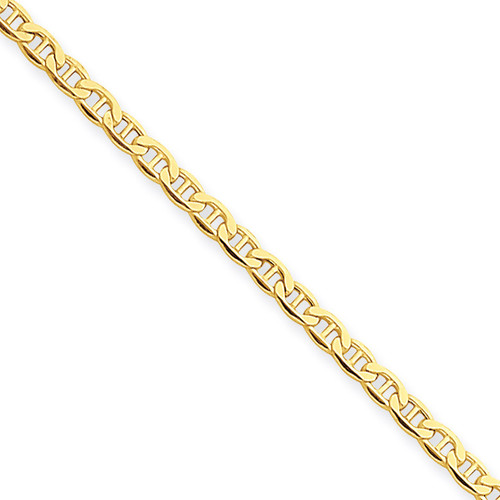 2.40mm Anchor Chain 10 Inch 14k Gold BC121-10