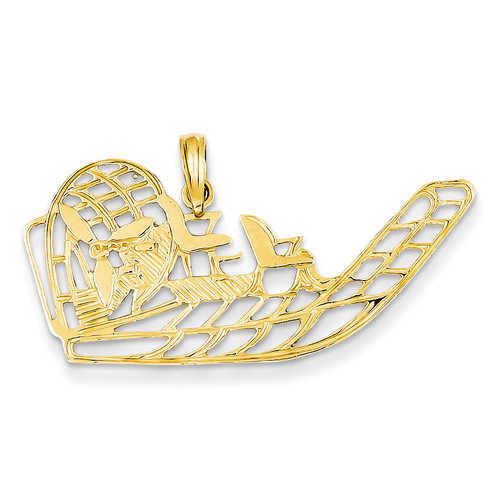 Air Boat Pendant 14k Gold K3102