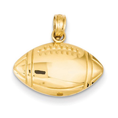 Football Charm 14k Gold K4952