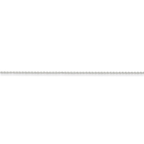 1.1mm Baby Rope Chain 18 Inch 14k White Gold PEN171-18