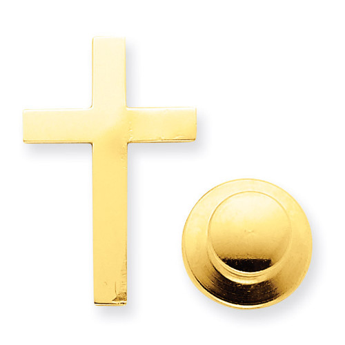 Cross Tie Tac 14k Gold XR463