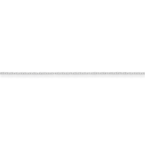 18 Inch 1mm Cable Chain Sterling Silver QCL025-18