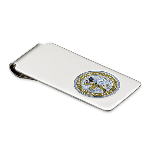 Army Logo Money Clip Sterling Silver QQ284