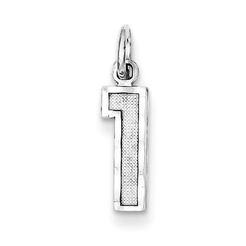 Number 10 Charm Sterling Silver - HomeBello