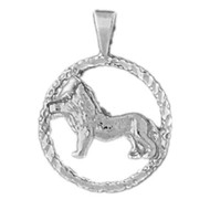 Leo Lion Zodiac Charm or Pendant in .925 Sterling Silver DZST-9360 by ...