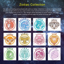 Horoscope Zodiac Collection 12 Machine Embroidery Designs