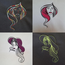 All 6 Modern Ladies TwinPacks! - Modern Ladies Full Collection Machine Embroidery Designs
