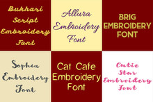 BX Fonts - 20 Embrilliance fonts 4