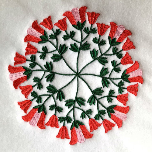 Tulip - Circle of Flowers Collection #05 Machine Embroidery Design