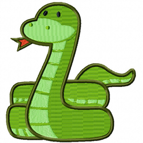 Snake - Safari Animals #10 Machine Embroidery Design