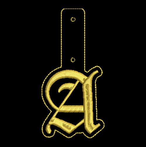 Olde English Key Fob "A"