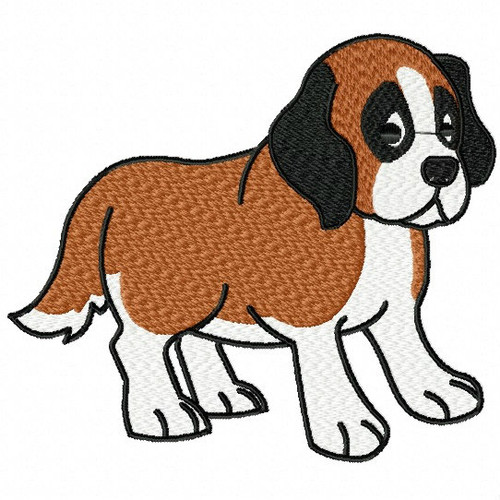 St. Bernard Collection #01 Machine Embroidery Design