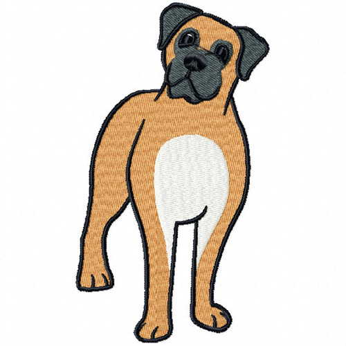 Bullmastiff Collection #01 Machine Embroidery Design